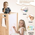 thumbnail image 4 of HARPPA Toddler Tower with Adjustable Height and Anti-Slip Protection, Kids Standing Tower with Safety Rail, Nordi Kids Kitchen Tower with Chalkboard, Natural, 4 of 12