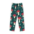 thumbnail image 4 of Junzan Men'S Pajama Pants Amanita Mushroom Sleepwear Pants Pj Bottoms Drawstring And Pockets, 4 of 9