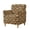 Brown Skull Leopard Print, variant on SCRAWLGOD Stretch Chair Cover Non Slip Armchair Slipcover Couch Protector with Elastic Bottom for Kids, Dogs, Pets, Hawaiian Tropical Hibiscus Palm Leaf