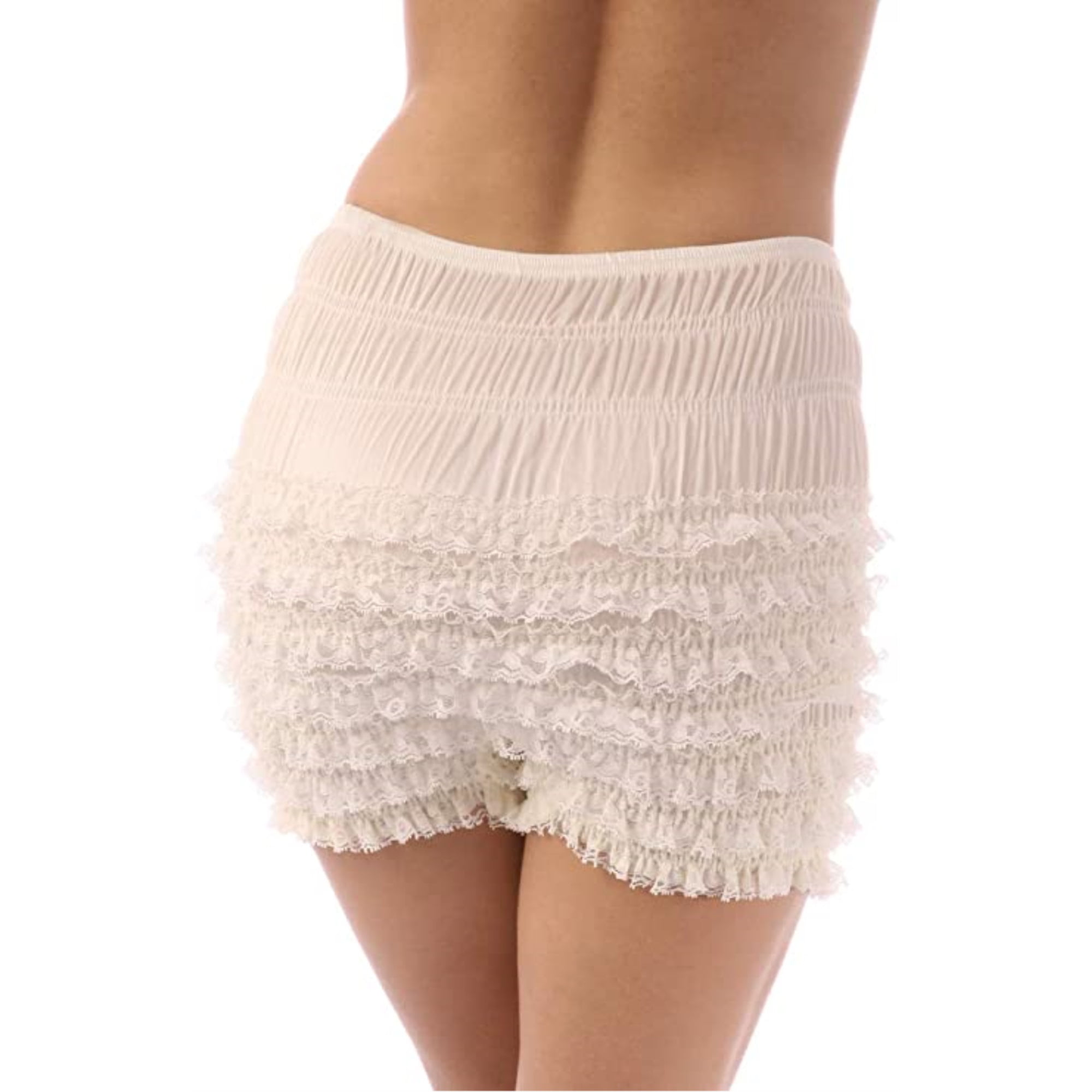 Full back panty on large booty up petticoat