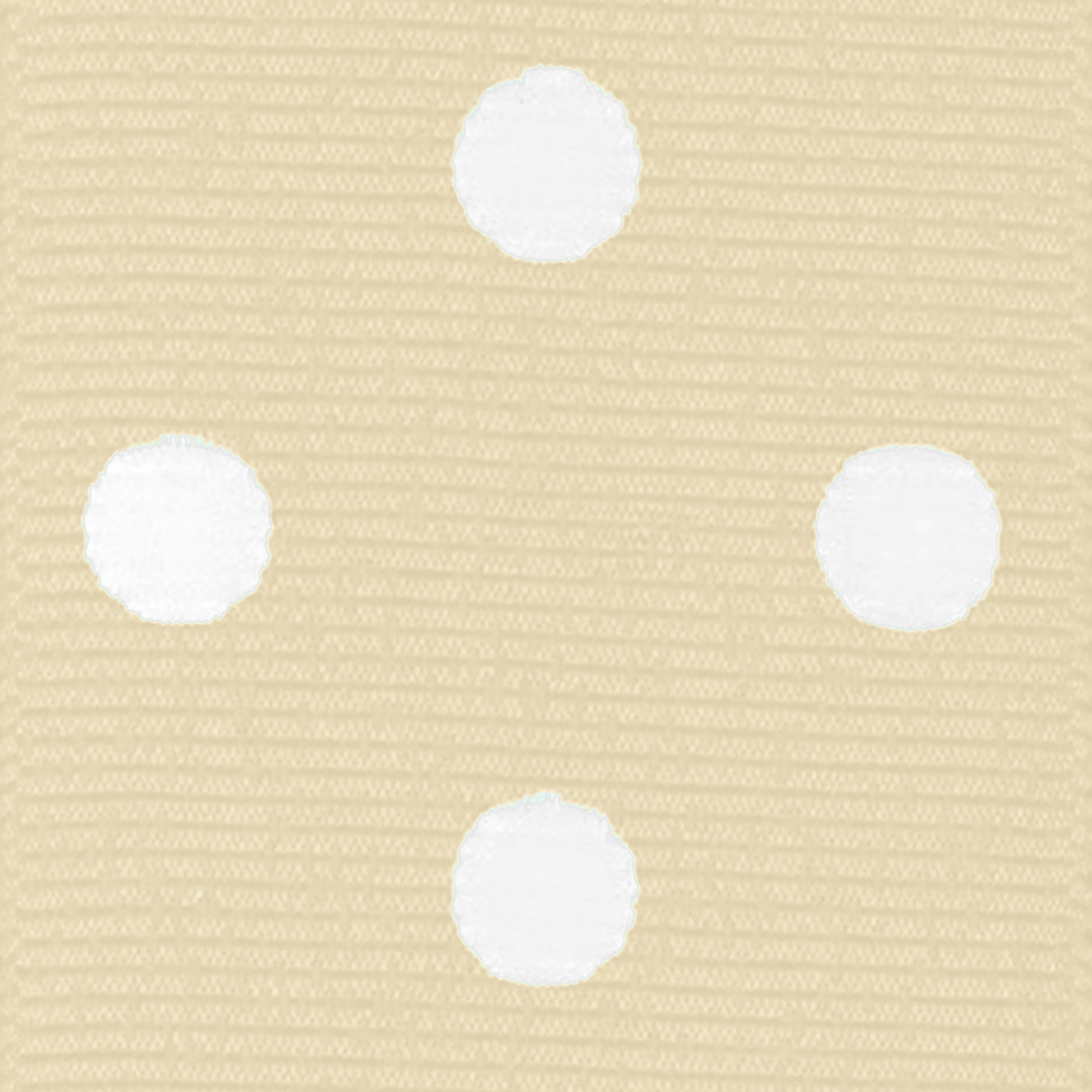 (2 pack) Offray Ribbon, Natural with White Polka Dot 1 1/2 inch Grosgrain Polyester Ribbon for Sewing, Crafts, and Gifting, 9 feet, 1 Each