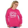 thumbnail image 5 of Having a Weird Mom Builds Character Women Plus Size Sweatshirt Brisco Brands 3X, 5 of 6
