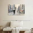 thumbnail image 2 of Elephant Stock Spring Rain New York Crop Wall Art - Horizontal Canvas Wall Art - Living Room Wall Decor - City Canvas - Beige And Gray Decor By Julia Purinton - 36" x 24", 2 of 7