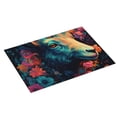 thumbnail image 2 of Bingfone Colorful Flower Goat ,18" x 24"Dish Drying Mat for Kitchen Counter,Ultra Absorbent Microfiber, 2 of 7