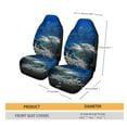 thumbnail image 5 of Xoenoiee Sea Turtle Print Front Seat Covers for Car 2 Pack, Vehicle Seat Protector Car Seat Cushion, Universal Fit, Car Interior Seat Covers for Truck Van SUV, Car Seat Covers, 5 of 6