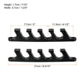 thumbnail image 2 of Uxcell 5 Position Chaise Adjustment Bracket Back Support Adjuster, Black 2 Pack, 2 of 5