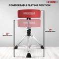 thumbnail image 4 of 5Core Drum Throne Padded Adjustable Guitar Stool Drummer Seat for Adults & Kids RED, 4 of 9