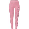 thumbnail image 4 of WREESH Women's Yoga Leggings High Waist Stretchy Workout Pants Fitness and Casual Leggings Pants Pink, 4 of 5