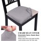 thumbnail image 2 of Funda de terciopelo para asiento de silla de comedor, funda elástica para silla de comedor con lazos, protectores de asiento de silla de comedor lavables extraíbles JM, 2 of 5