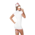 thumbnail image 2 of Traje de uniforme sexy para mujer, vestido con cremallera, disfraz de Cosplay, juego de roles Inevent XX000151-00, 2 of 7