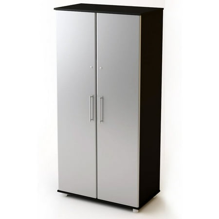 Ameriwood Storage Cabinet in Steel Gray