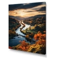 thumbnail image 2 of Designart "Autumn in the USA Forest s Fall Elegance II" Landscape & Nature Canvas Wall Art, 2 of 5