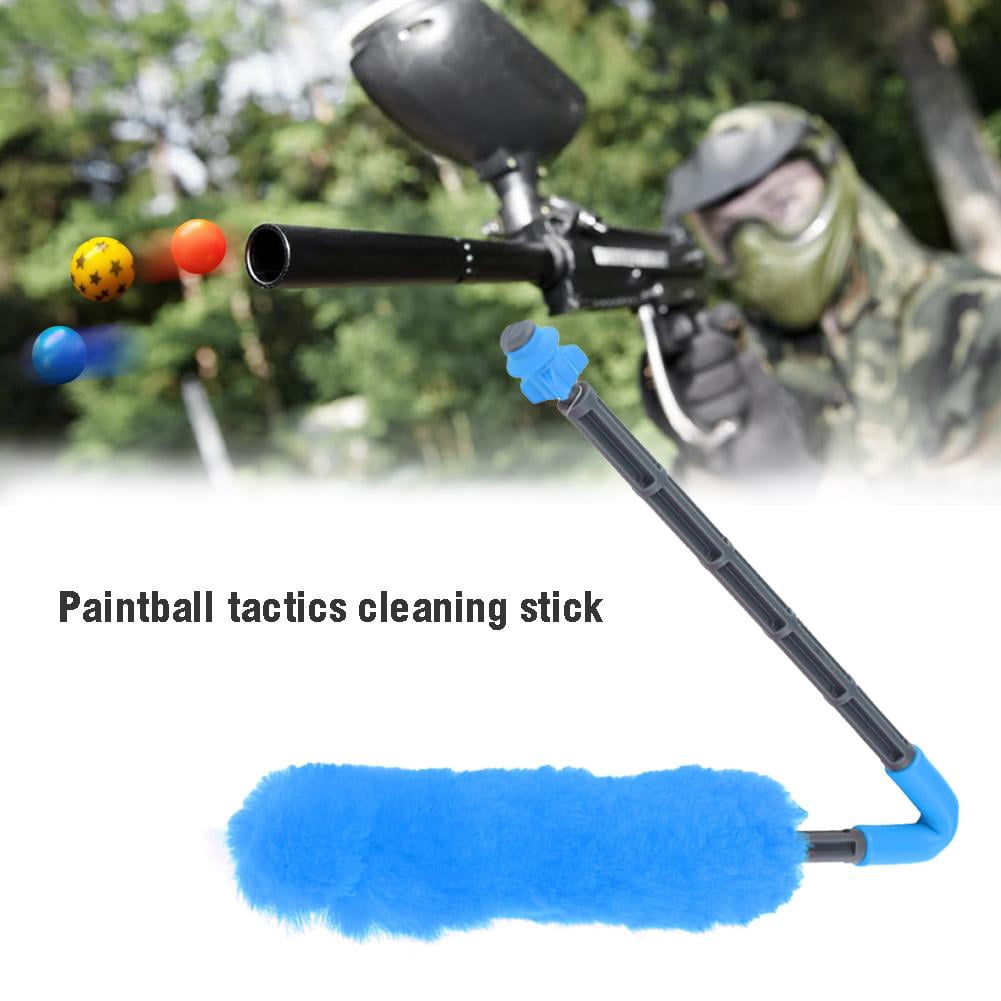 Tebru Wool Paintball Buffer, Paintball Squeegee,Wool Paintball Barrel  Single Swab Squeegee Buffer Cleaning Accessories - Walmart.com