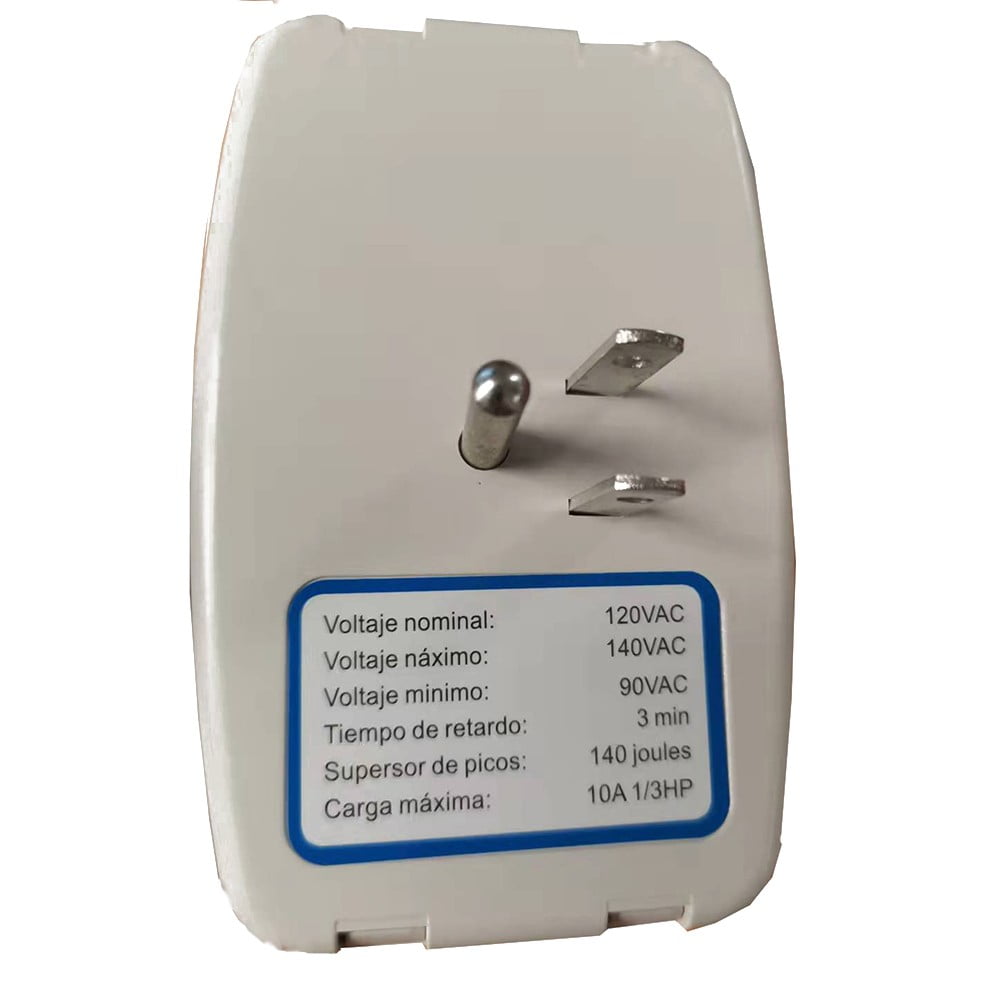 12A Voltage Protector Multi-Function Plug Refrigerator Protector Surge Socket