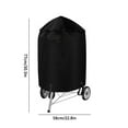 thumbnail image 5 of Tizuqe Kettle BBQ Grill Cover Barbecue Smoker Covers Waterproof Round Dome Gas Outdoor Electric Grills Covers for Charcoal Char-Broil, 5 of 14