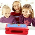 thumbnail image 7 of Kids Case for Apple iPad 10.2 Inch 2021/2020/2019, iPad 9th/8th/7th Generation Case with Rotating Handle/ Stand Lightweight Soft EVA Shockproof Rugged for iPad 10.2 Inch Tablet, Red, 7 of 7