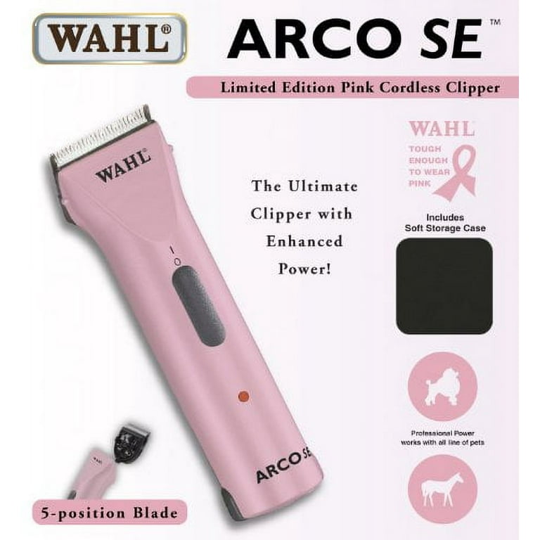 WAHL ARCO SE リミテッドエディション ピンク コードレスバリカンアナ