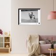 thumbnail image 3 of Historic Framed Print, Medicine Owl Indian on pony, 17-7/8" x 21-7/8", 3 of 9