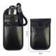thumbnail image 1 of Cartera de cuero genuino para llave de coche, bolsa para llaves, bolsa con cremallera (funda para llave de bloqueo de señal), 1 of 5