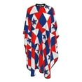 thumbnail image 4 of ZICANCN Hair Cutting Cape for Adults, Patriotic Red White Blue 3D Stars Cape Salon Barber Cape for Hair Stylist Shampoo Capes Waterproof 55x66 IN, 4 of 7