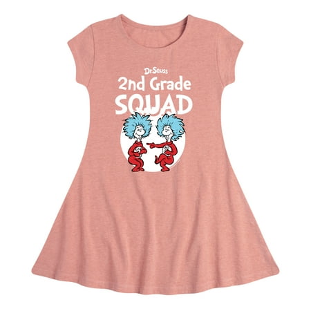 

Dr. Seuss - 2nd Grade Squad - Youth Girls Fit And Flare Dress