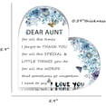 thumbnail image 2 of Aunt Birthday Gifts From Niece Nephew, Clear Acrylic Heart Plaque Gifts For Aunt, Thanksgiving, Christmas Gifts For Aunt, 2 of 6