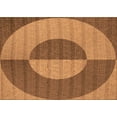 thumbnail image 1 of Ahgly Company Machine Washable Indoor Rectangle Transitional Orange Area Rugs, 2' x 5', 1 of 7