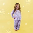 thumbnail image 2 of Wildkin Kids Flannel Button Down Pajamas for Boys and Girls (Unicorn Purple, Size 6), 2 of 8