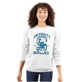thumbnail image 3 of Vintage Smurf University Graduate Unisex Plus Size Sweatshirt Brisco Brands 4X, 3 of 5