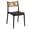 Black, variant on Avaloomia Home Outdoor Stacking Dining Chairs Set of 4, Plastic Patio Dining Chairs, All Weather No Assembly Outdoor Patio Chairs Armless & Anti-Slip for Garden Porch Deck Backyard, Black