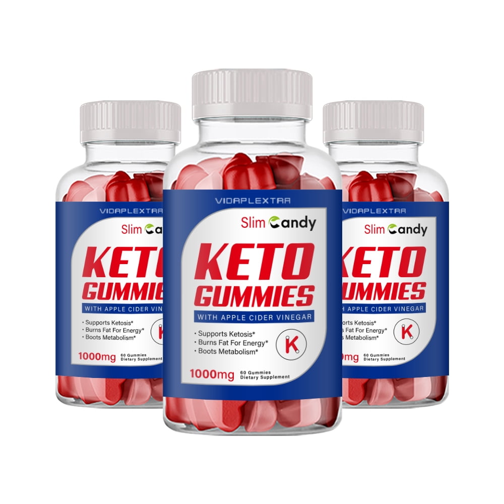 (3 Pack) Slim Candy Slim Candy Keto Apple Cider Vinegar Gummies