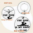 thumbnail image 3 of Swimmer Gifts for Daughter Son Birthday Gifts for Brother Sister Swimming Pool Keychain Gift for Swimmer Friend Bestie Christmas Gifts for Boyfriend Girlfriend Swim Keychain Gift for Swim Coach, 3 of 7