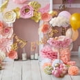 thumbnail image 4 of 64 Inches Height Circle Balloon Arch Frame Stand Kit Round Balloon Column Hoop Arch Stand Balloon Stand for Wedding,Birthday,Baby shower,Anniversary WHITE, 4 of 8