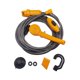 thumbnail image 1 of Lavadora de automóviles portátil 12V 35-60W Ducha Universal Bomba eléctrica Vehículo Rociador Más ligero Limpieza Herramienta de riego Pesca Amarillo Eigraketly OD002145-02B, 1 of 7