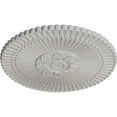 thumbnail image 3 of 30"OD x 1 1/4"P Nexus Ceiling Medallion (Fits Canopies up to 2 3/4"), Hand-Painted Ultra Pure White, 3 of 5