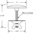thumbnail image 2 of Jinsinto Kitchen Sink Hole Cover Faucet Hole Cover Plate Plug Cover, 2 of 5