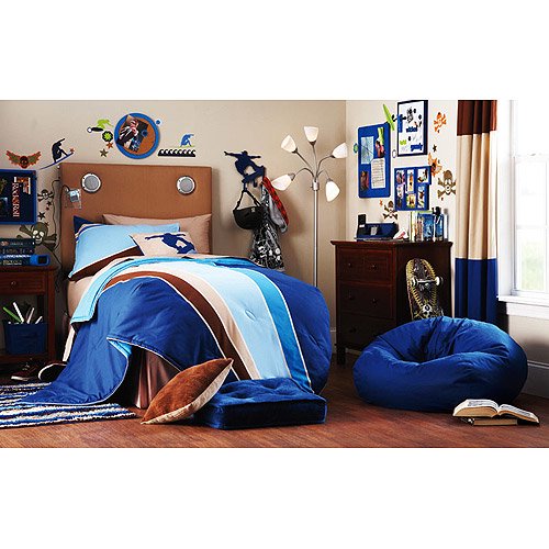 your zone loft collection speaker headboard, brown cane, full