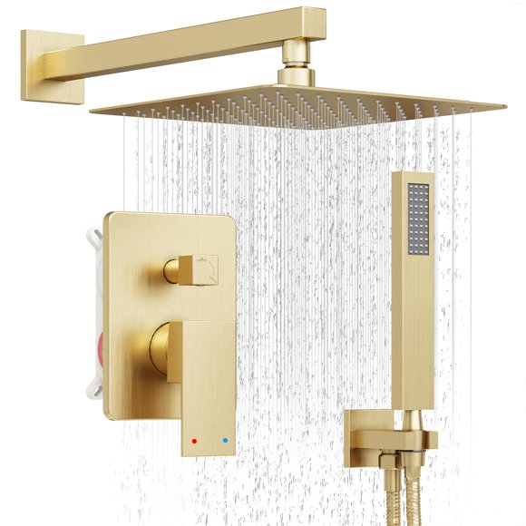 Sistema de ducha HoliSpa Gold con cabezal de ducha tipo lluvia de 30 cm y dispositivo portátil