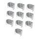 thumbnail image 4 of 10 piezas de soportes de cerca, clips, piezas de reparación, montaje, soportes en forma de U, conector para 44 mm, 4 of 8