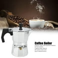 thumbnail image 3 of Stovetop Espresso Maker, Espresso Cup Moka Pot Italian Coffee Maker, Manual Cuban Coffee Percolator Machine Italian Espresso Greca Coffee Maker for Cappuccino or Latte [300ml], 3 of 5