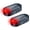red_2pcs, variant on Car Solar Power Simulated Dummy Alarm, Anti-Theft LED Flashing Security, Automotive Warning Safety Light with USB Charging Port, 2PCS (Red)