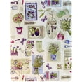 thumbnail image 5 of Newbridge Easter Garden Party Spring and Summer Vinyl Flannel Backed Tablecloth, 60” x 84” Oval, 5 of 6
