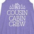 thumbnail image 2 of Instant Message - Cousin Cabin Crew - Vacation - Toddler & Youth Girls A-line Dress, 2 of 5