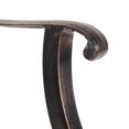 thumbnail image 6 of Noble House Harper Outdoor Barstool with Cushion, Set of 2, Shiny Copper and Olive, 6 of 9