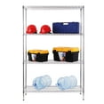 thumbnail image 2 of Excel ES-481872C NSF Multi Purpose 4 - Tier Wire Shelving Unit, Chrome - 48 x 18 x 72 in., 2 of 2
