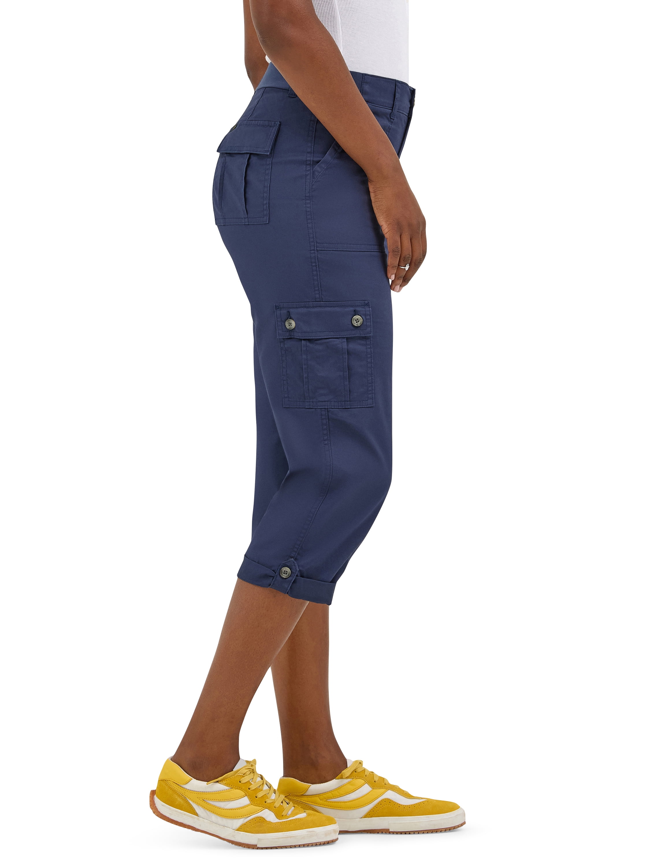 Lee Women's Flex to Go Mid Rise Capri Pants, Sizes 2-18