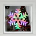 thumbnail image 4 of 15" LED Color Changing Christmas Snowflake Window Silhouette, 4 of 9