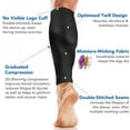 thumbnail image 2 of aZengear Calf Support Compression Sleeves for Shin Splints, Running (Black, S/M), 2 of 8