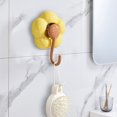 thumbnail image 6 of Sunflower Suction Cup Hooks | Heavy Duty 22lb Capacity | No Drill Wall Hooks for Kitchen & Bathroom | Reusable Vacuum Suction for Glass & Tile | 1-Pack, 6 of 6