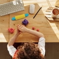 thumbnail image 3 of ZCtt Mini Rolling Pins for Kids, Plastic, Playdough Roller, 4 Count, 3 of 9